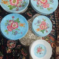 ست کامل ظروف ملامین نو|ظروف سرو و پذیرایی|همدان, |دیوار