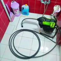 لوله باز کنی با دستگاه فنر صنعتی وتراکم هوا