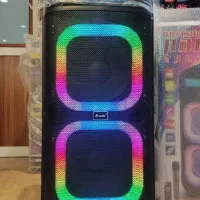 اسپیکرشارژیBTS2121/دو بلندگو10اینچ/2میکروفن وایرلس