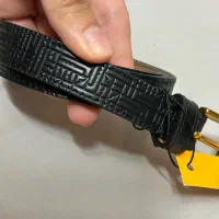 کمربند مشکی چرم درسا