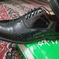 کفش تمام چرم ورنی۴۴
