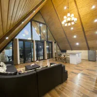 **کلبه ۲خواب جکوزی سیستم صوتی در متلقو|اجارهٔ کوتاه‌مدت ویلا و باغ|سلمان‌شهر, |دیوار