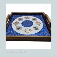 سینی پذیرایی کادویی مصرفی|ظروف سرو و پذیرایی|شیراز, ارم|دیوار
