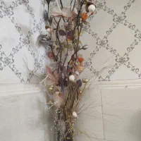 گلدان با گل هاش|گل مصنوعی|اقبالیه, |دیوار