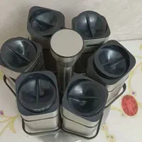 استند جاادویه چرخشی استیل ۶تایی|ظروف پخت‌وپز|تهران, گمرک|دیوار