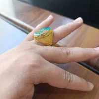 انگشترنقره فیروزه نیشابوری خاص ( توضیحات مهم)