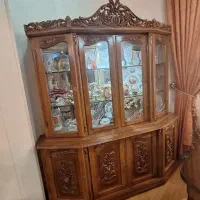 بوفه با چوب راش منیت کاری ‌شده|بوفه، ویترین، کنسول|مشهد, صیاد شیرازی|دیوار