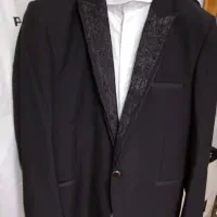 کت و شلوار مشکی مردانه سایز46