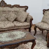 مبل سلطنتی ۹ نفره|مبلمان خانگی و میز عسلی|جوانرود, |دیوار