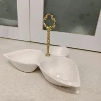 اردو خوری سرامیکی و میوه خوری کریستال کادویی