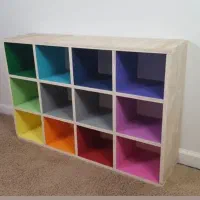 فروش کتابخانه قفسه کودک چوب روسی سفارشی