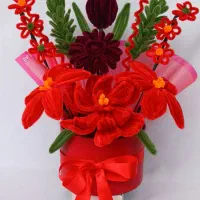 گل پیپ پاکنی|گل مصنوعی|یاسوج, |دیوار