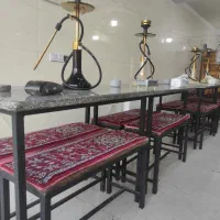 میز و نیمکت قهوه خانه