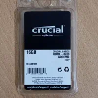 رم لپ‌تاپ Crucial 16GB DDR4 3200MHz تمیز + گارانتی
