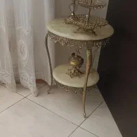 میز خاطره شکلات خوری شیرینی خوری میوه خوری برنز