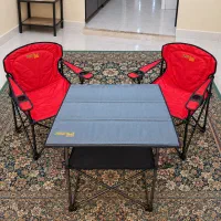 میز و ۲ صندلی تاشو کمپینگ پرستیژ / کاملاً نو هستند
