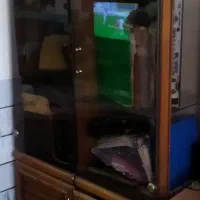 دکور چوبی شیشه ای|کتابخانه، شلف، قفسه‌های دیواری|خمینی‌شهر, |دیوار