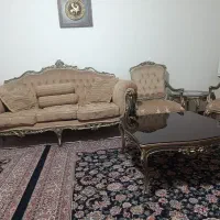 مبل ۷نفره. چوب راش. داخل فنری
