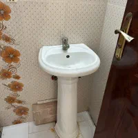 روشویی ایستاده به همراه شیر اهرمی|لوازم سرویس بهداشتی|مشهد, امیریه|دیوار