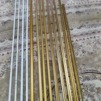 چوب پرده فلزی طلایی و سفیدسالم|مصالح و تجهیزات ساختمان|تهران, شهید فکوری|دیوار