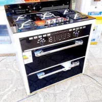 اجاق طرح فر گاز شیشه ای مدل M5