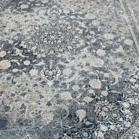 فرش 9متری زمینه طوسی در حد نو