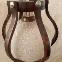 لوستر چوبی