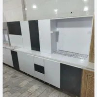 کابینت به همراه صفحه تاپس و دستگیره کامل|مصالح و تجهیزات ساختمان|رشت, جانبازان|دیوار