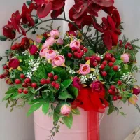 سبد گل بزرگ