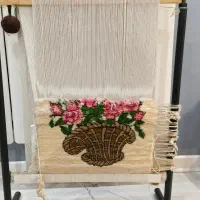 دارقالی به همراه فرش|تابلو فرش|تهران, امام زاده عبدالله|دیوار