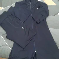 مانتو شلوار ورزشی سورمه ای