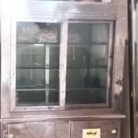 یخچال فریزر ویترینی دوطبقه کاملاً سالم و آماده کار