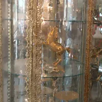 لوستر آینه شمعدان کالای برنز|بوفه، ویترین، کنسول|سمنان, |دیوار