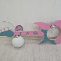لوستر گیتار چوبی