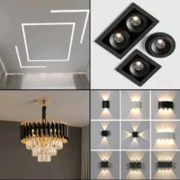 برقکار برق کار نصب هالوژن فیوز نور مخفی لوستر