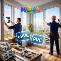 نصب و اجرای تخصصی در و پنجره UPVC و PVC طراحی مدرن