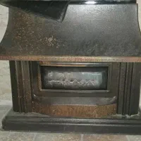 بخاری گازی طرح شومینه
