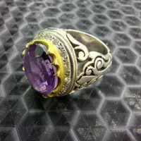 انگشتر دست ساز نقره اصل