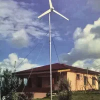 توربین بادی ۲و ۱کیلو وات باقابلیت نصب پنل خورشیدی