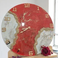 ساعت دیواری(صنایع دستی،محصولات رزینی)