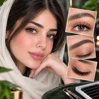 مدل رایگان کاشت موقت مژه