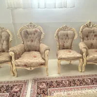مبل  نه نفره استیل دست دوم بسیار خوشگل و خوش دکور|مبلمان خانگی و میز عسلی|یزد, |دیوار