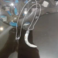 زنجیرنقره ایتالیا 925عاج