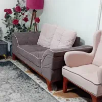 مبل 7 نفره سالم همراه با جلومبلی