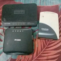 2عدد مودم D-LINK و TP-LINK به همراه آداپتور