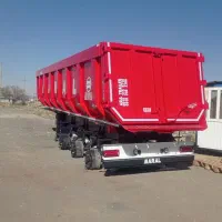 تریلی کمپرسی لبه دار کفی کانتینبر  تیغه کانتین کش