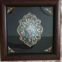 قاب تابلو دیواری نقره آنتیک هدیه نفیس
