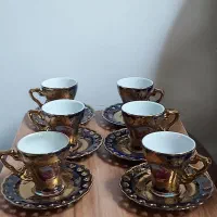 سرویس چایخوری و گلدان و جابرنجی و فرش
