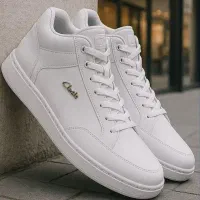 نیم بوت بندی مردانه سفید