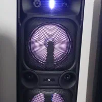 اسپیکر و پارتی باکس همراه با میکروفن خواننده|پخش‌کننده همراه|ساری, |دیوار